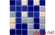 Мозаїка R-MOS WA3528A3011 327х327 синій 327x327x4 матова мікс